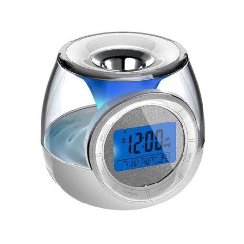 ColorChanging Aromatherapy Oil Heater with Nature Sounds & Digital Alarm Clock