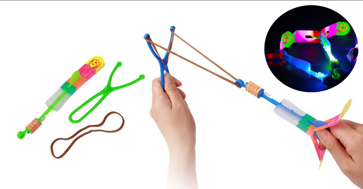 5 Pack LED Flyer Toy