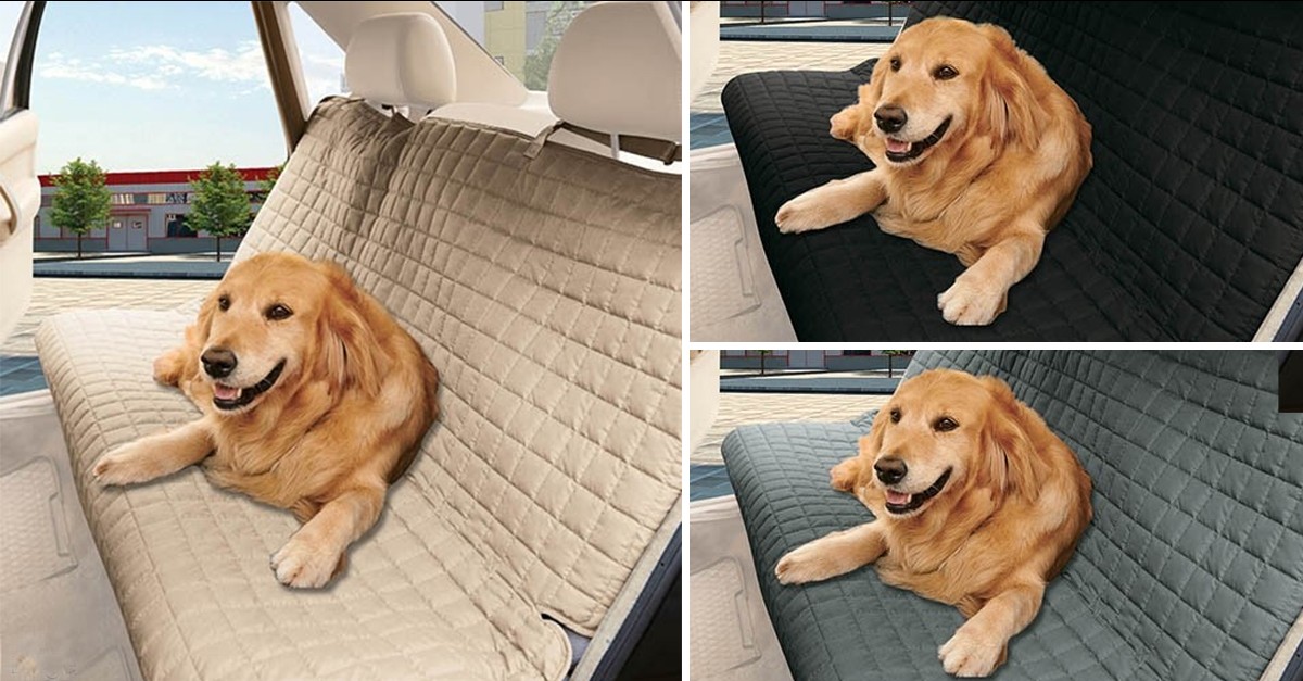 Quilted Design 100 Waterproof Premium Quality Bench Car Seat Protector