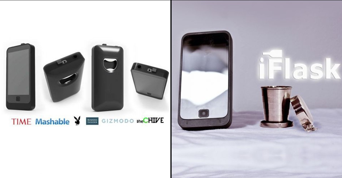 iFlask with Bonus Collapsible Key Chain Shot Glass