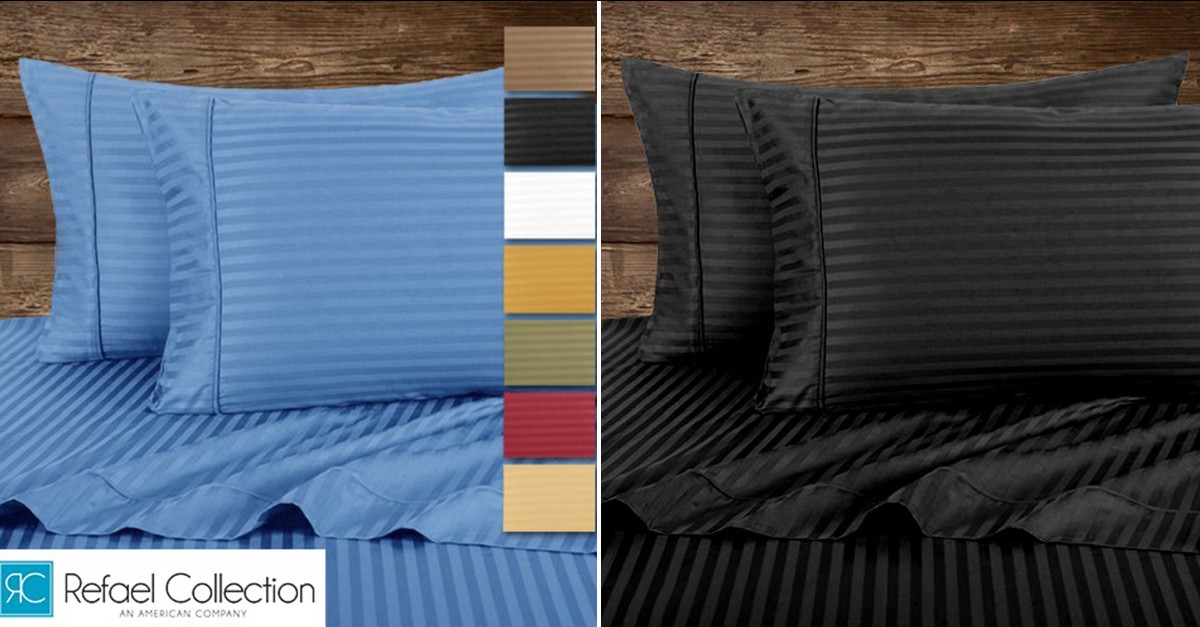 Deluxe 100 Cotton Sateen Sheet Set 9 Colors