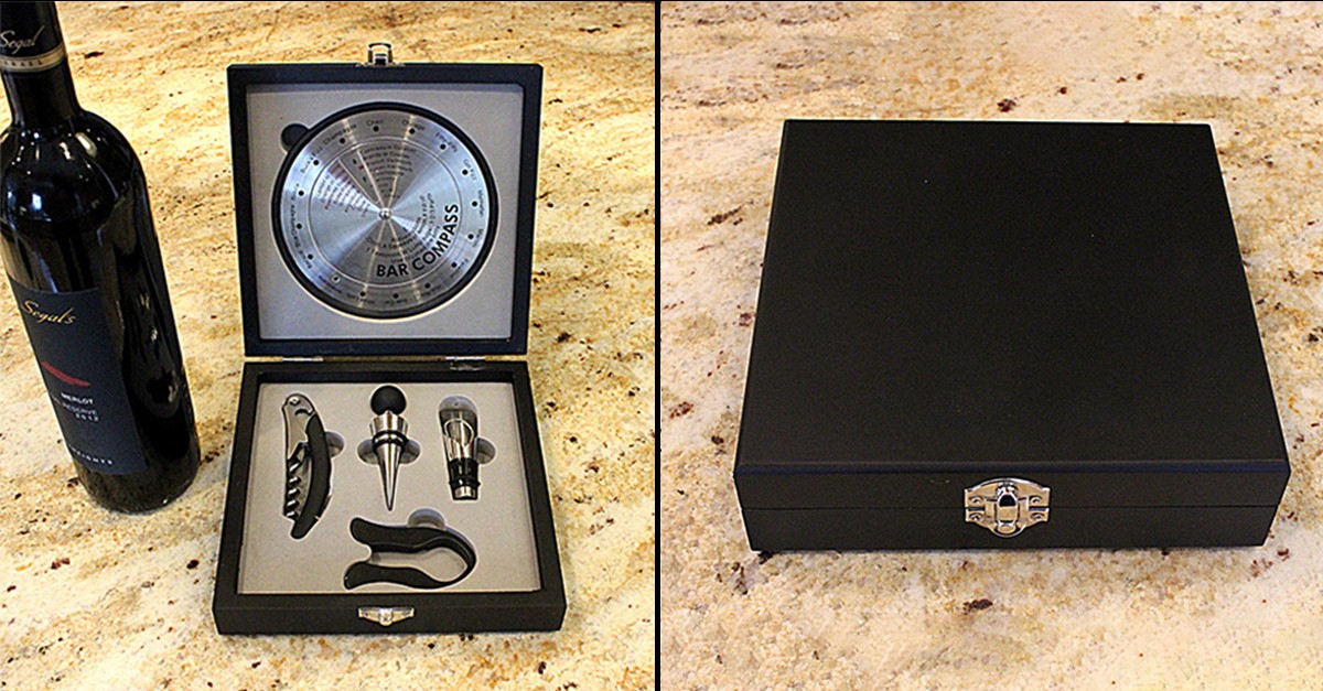 6 Piece Deluxe Wine Accessory Kit