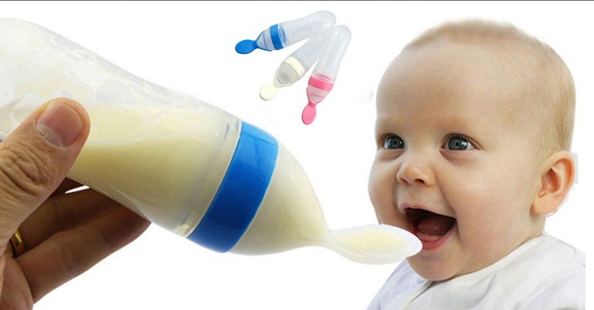 Feeding Bottle with Spoon