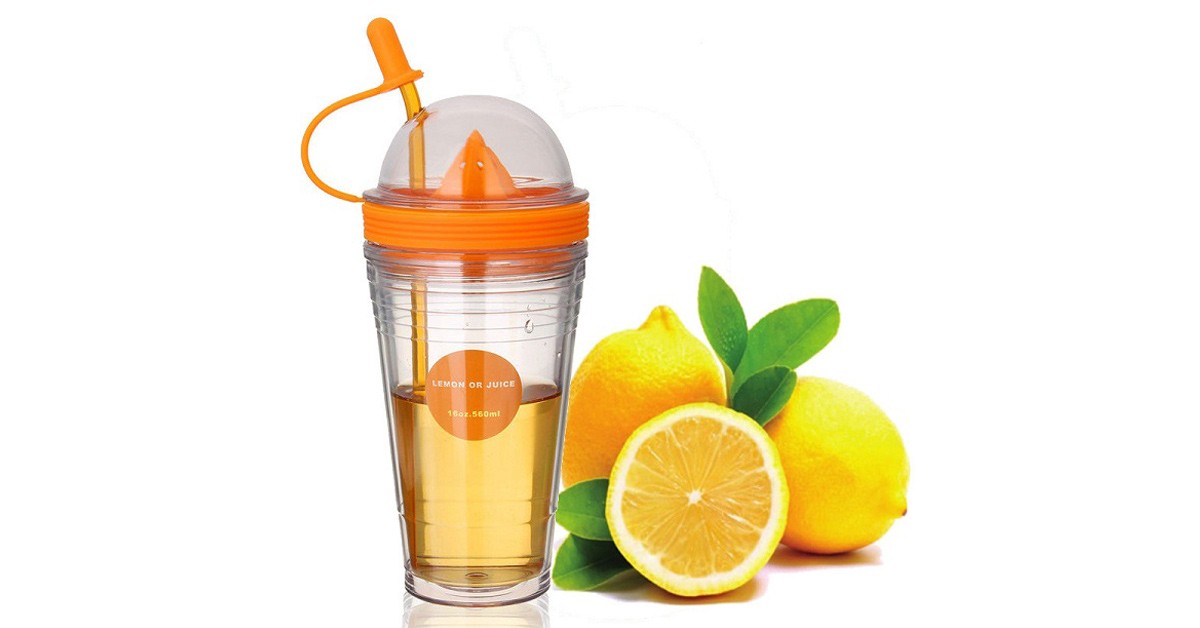 Juicer Travel Cup with Straw