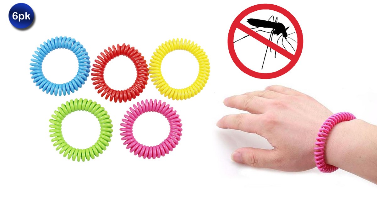 6 Pack Insect Repellent Band