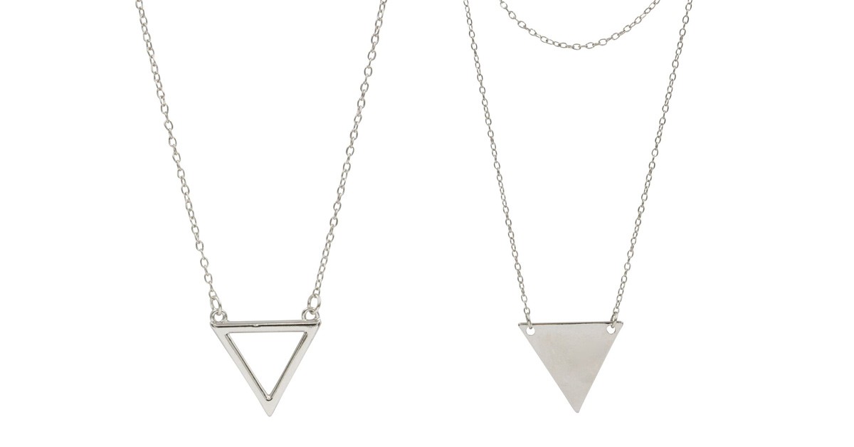 Triangle Necklace 2 Styles