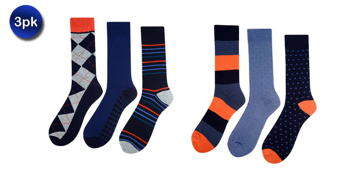 Men's Fancy City Sock Bundle - 3 Pair