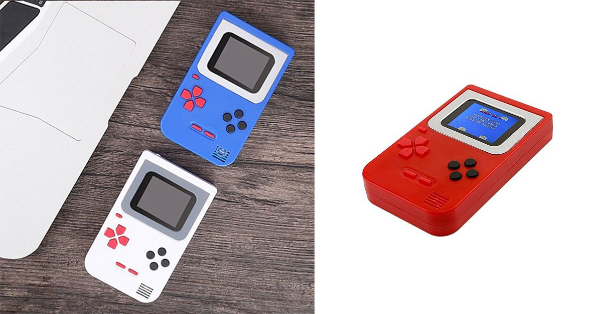 Mini Handheld Game Builtin 268 Games 4 Colors
