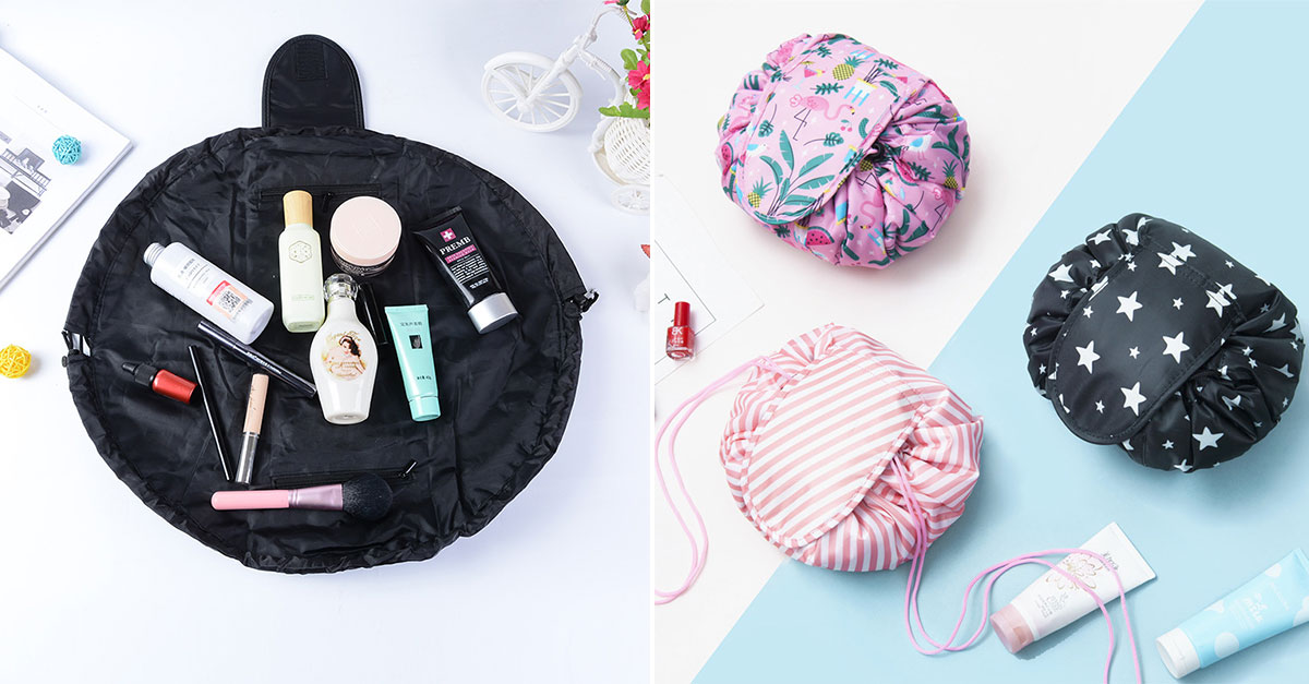 Expandable Travel Cosmetics Bag 6 Styles
