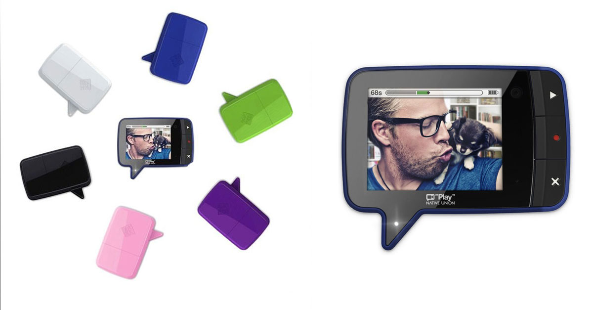 Native Union Play MultiMessage Video Memo Pad 6 Colors