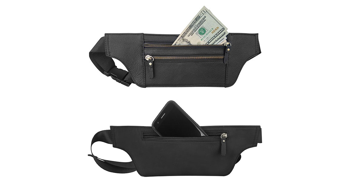 Super Soft Leather Money Belt 5 Colors