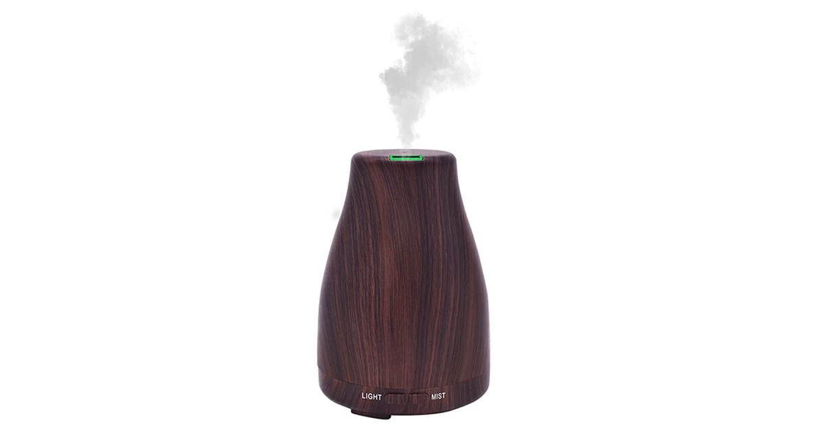 Natural Wood Grain Cool Mist Aromatherapy Diffuser