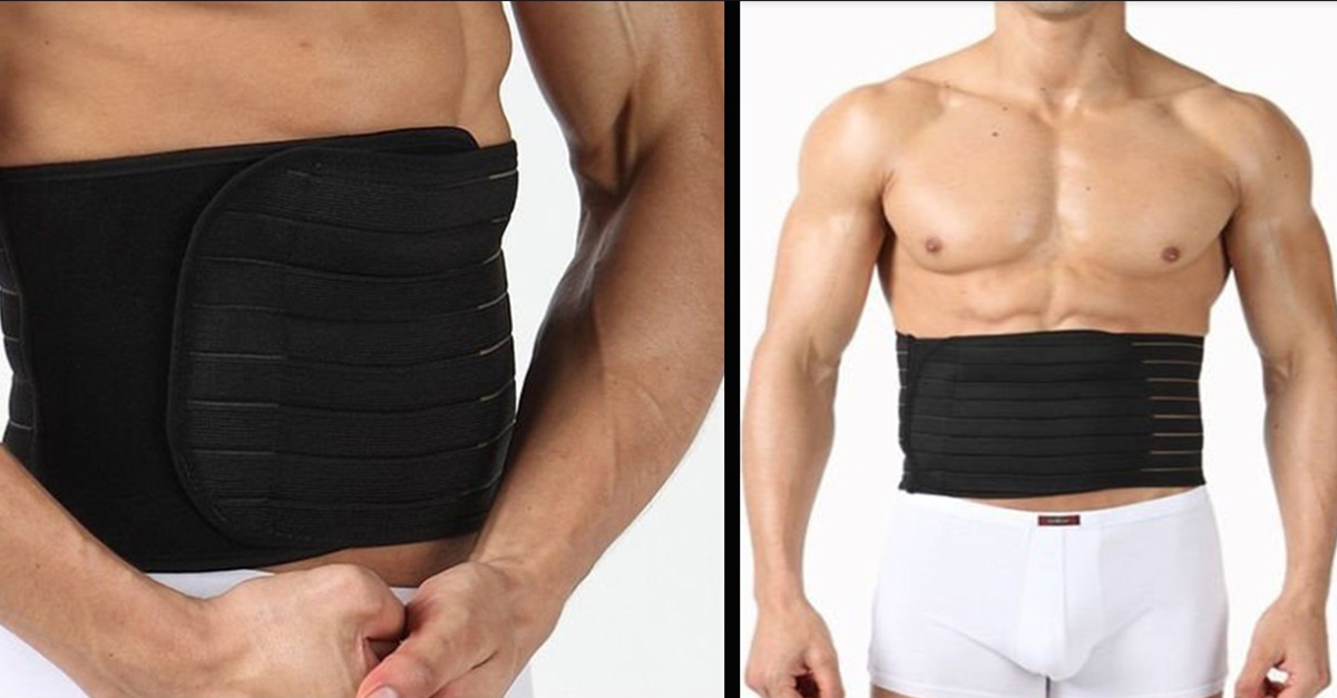 Men's Adjustable Waist Slimming and Training Belt