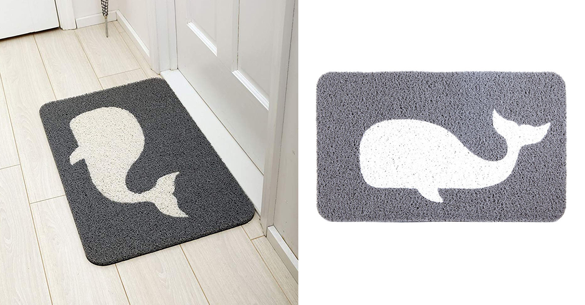 Whale Doormat by Kikkerland