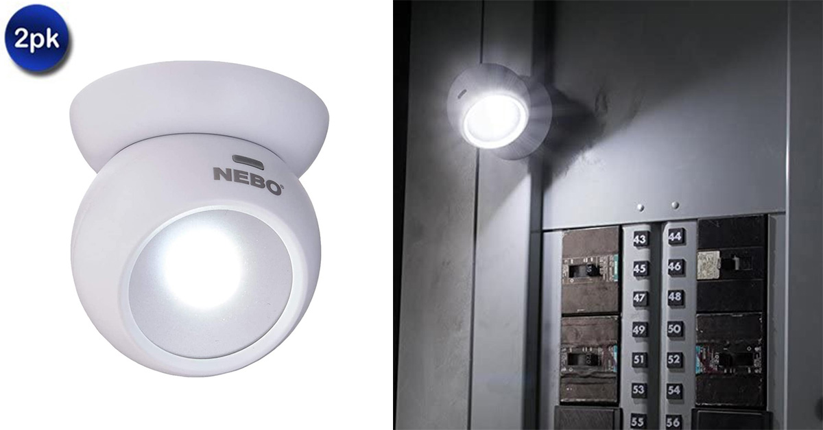 2 Pack Nebo Tools Eye Light 220 Lumens