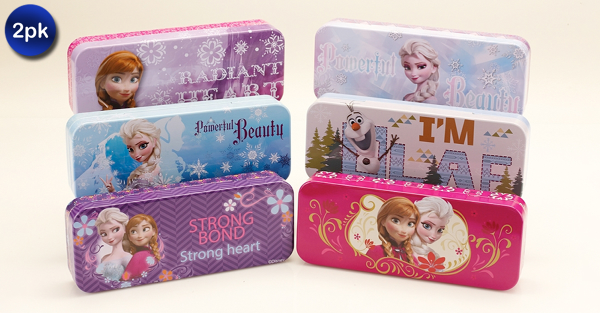2 Pack Disney Frozen Pencil Box
