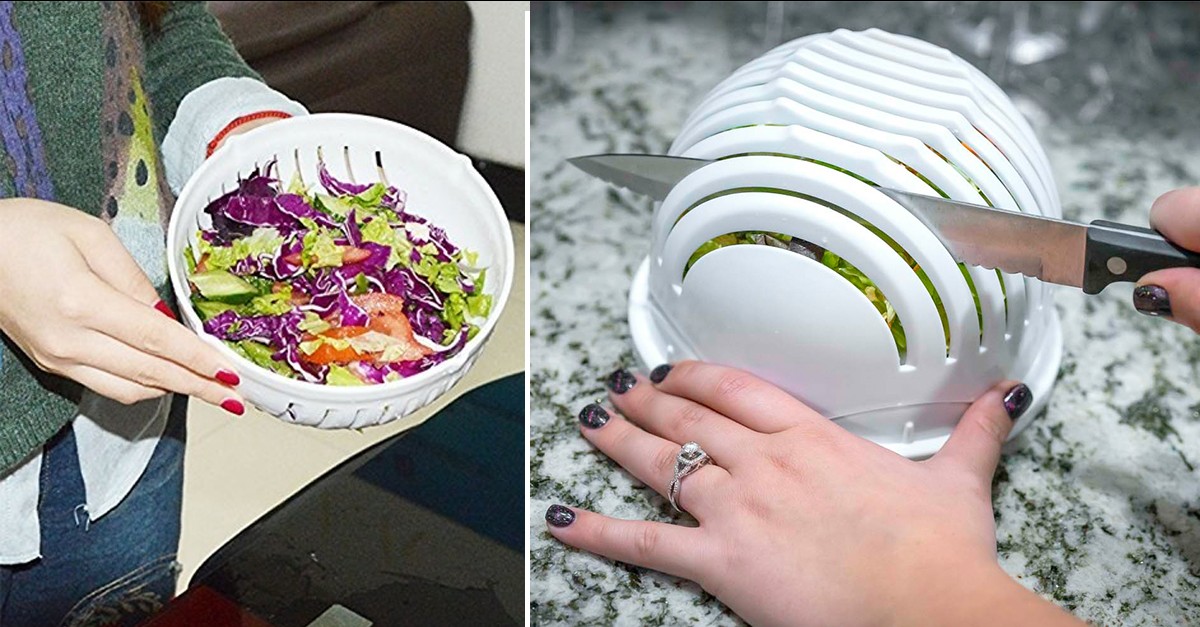 Salad Cutter Bowl