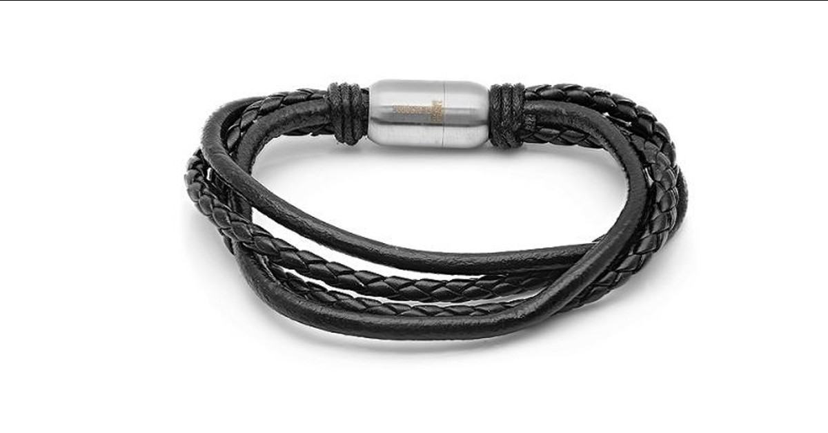 Chic SoHo Men’s Leather Bracelet