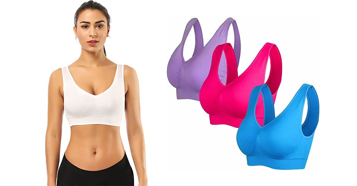 3 Pack Comfortable Seamless Bra
