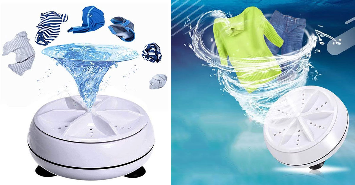 Mini Ultrasonic Turbine Washing Machine
