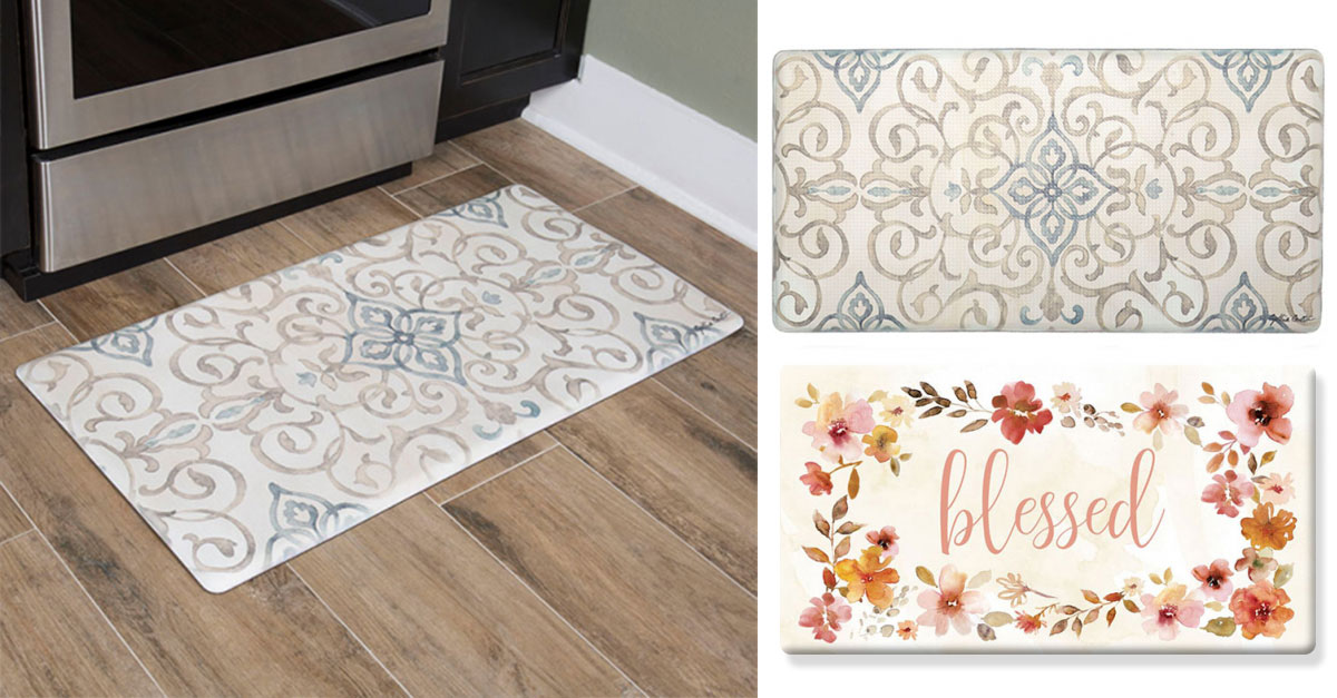 Embossed Anti Fatigue Kitchen Mat