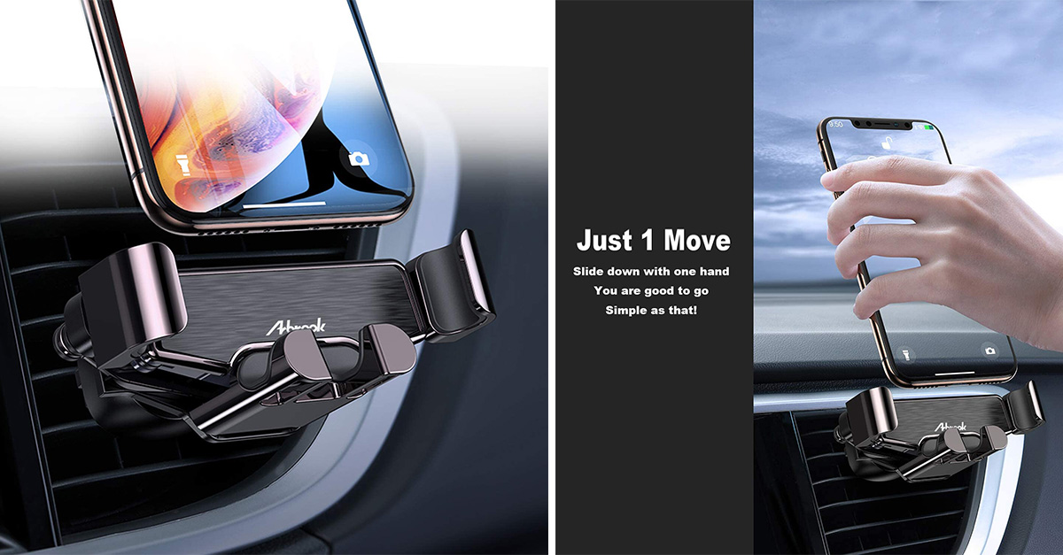 Gravity Air Vent Cell Phone Holder for Car