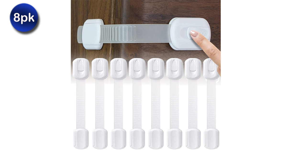8 Pack Child Safety Strap Locks