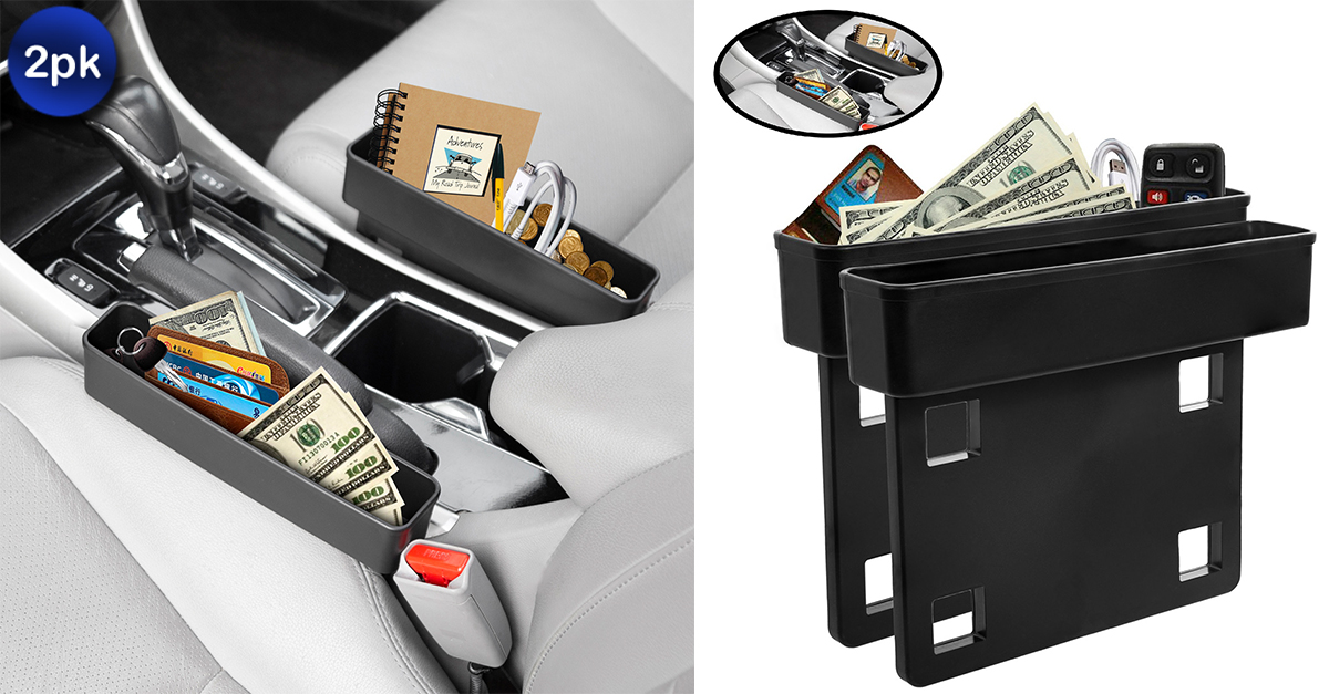 2 Pack Between Seat Car Gap Filler