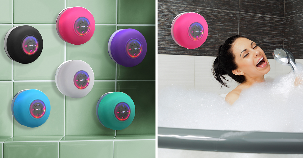 Tech Theory Illuminated Color Changing LED Shower Speaker - 6 Colors