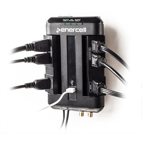 Enercell 6Outlet Smart Wall Swivel Surge Protector with Overload