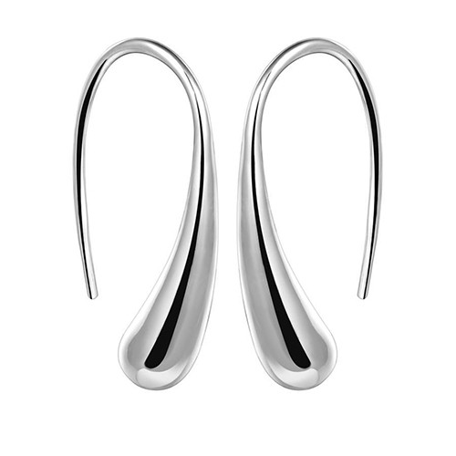 sterling silver waterdrop hook earrings sterling silver waterdrop hook earrings