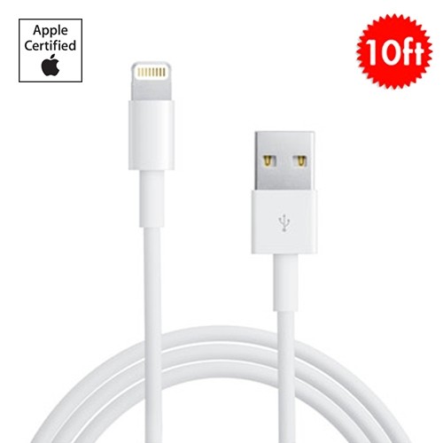 10 Ft Apple Certified Lightning Cable