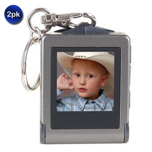 2 Pack Digital USB Digital Picture Frame Keychain