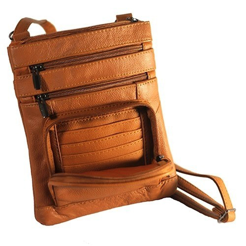 Super Soft Leather Large Crossbody Bag 8 Colors