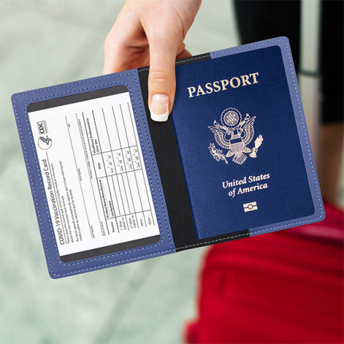 CDC Vaccination Health Card Certificate Leather Protective Cover Multifunctional Leather Protective Cover Passport Protector Sleeve C CDC Vaccination Health Card Certificate Leather Protective Cover Multifunctional Leather Protective Cover Passport Protector Sleeve C