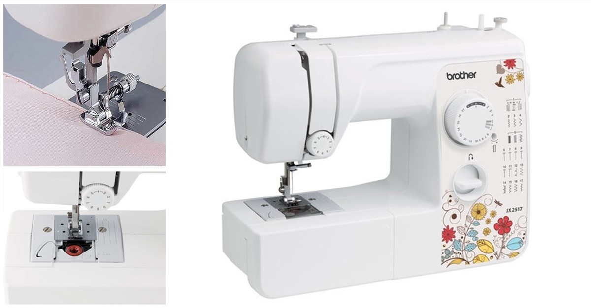 Brother JX2517 17Stitch Sewing Machine with DVD & Accessories