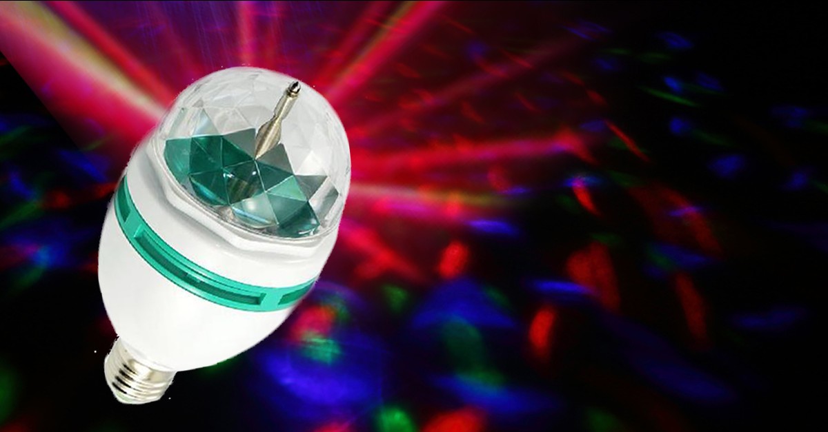 3W Rotating LED Mini Party Light
