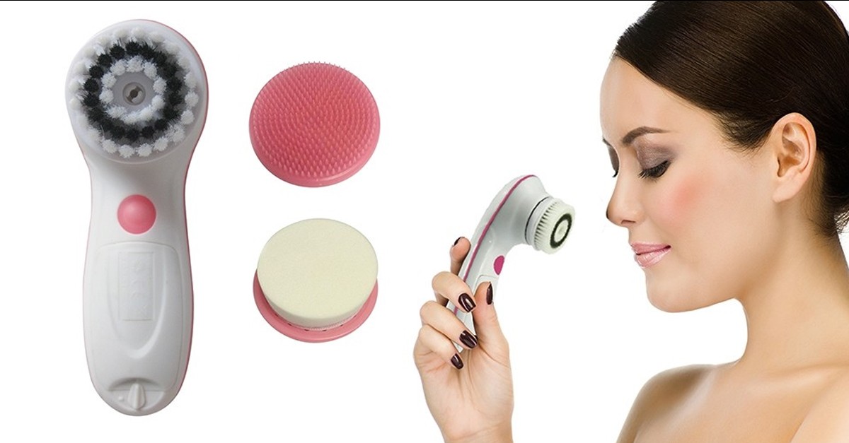 Pursonic Facial Brush Cleanser With 3 Attachments Included