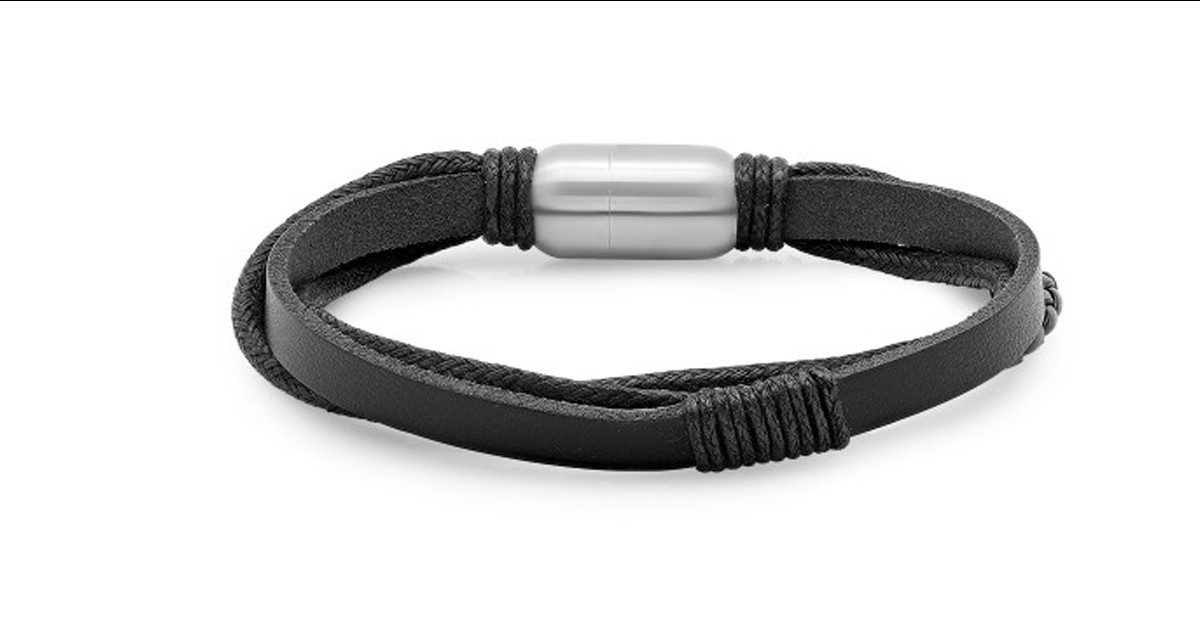 Amazon Rope Leather Men's Bracelet 3 Colors