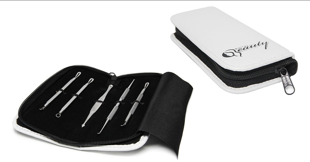 5PieceSet Blemish and Blackhead Removal Tool Kit