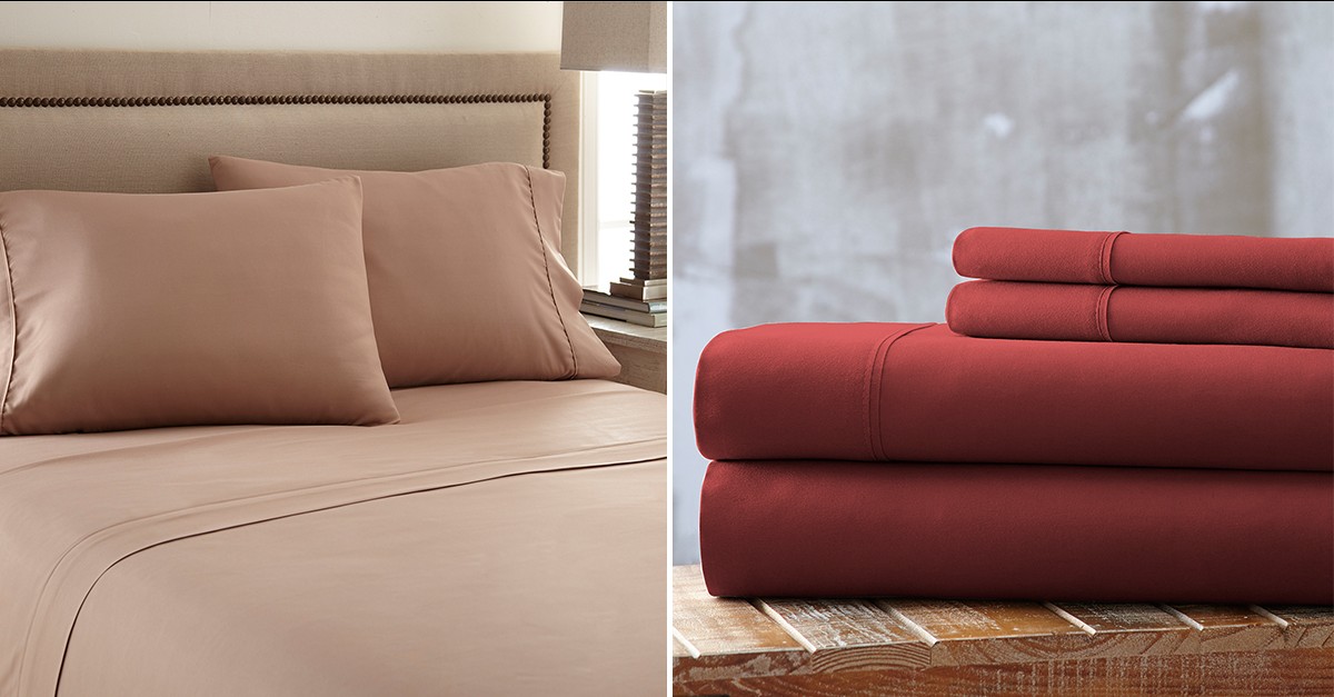 Everyday Essentials UltraSoft 4Piece Sheet Set 12 Colors