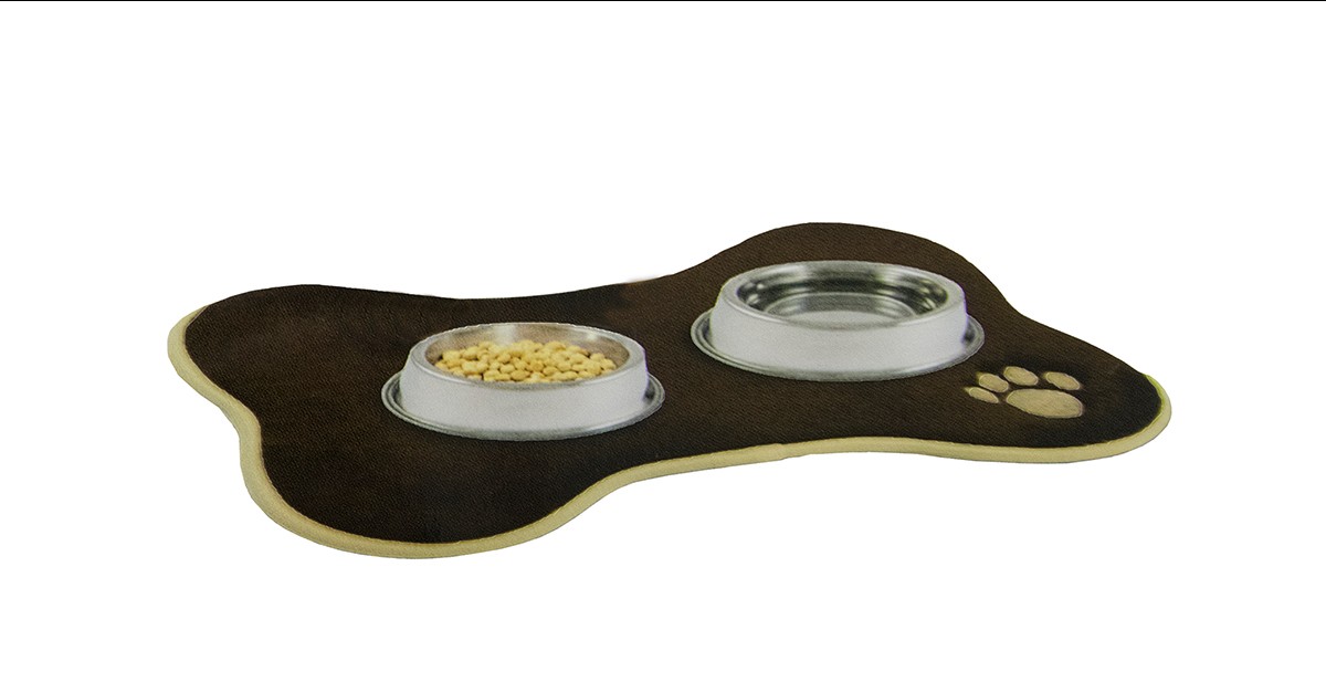 Embroidered NonSkid Pet Placemat 3 Styles