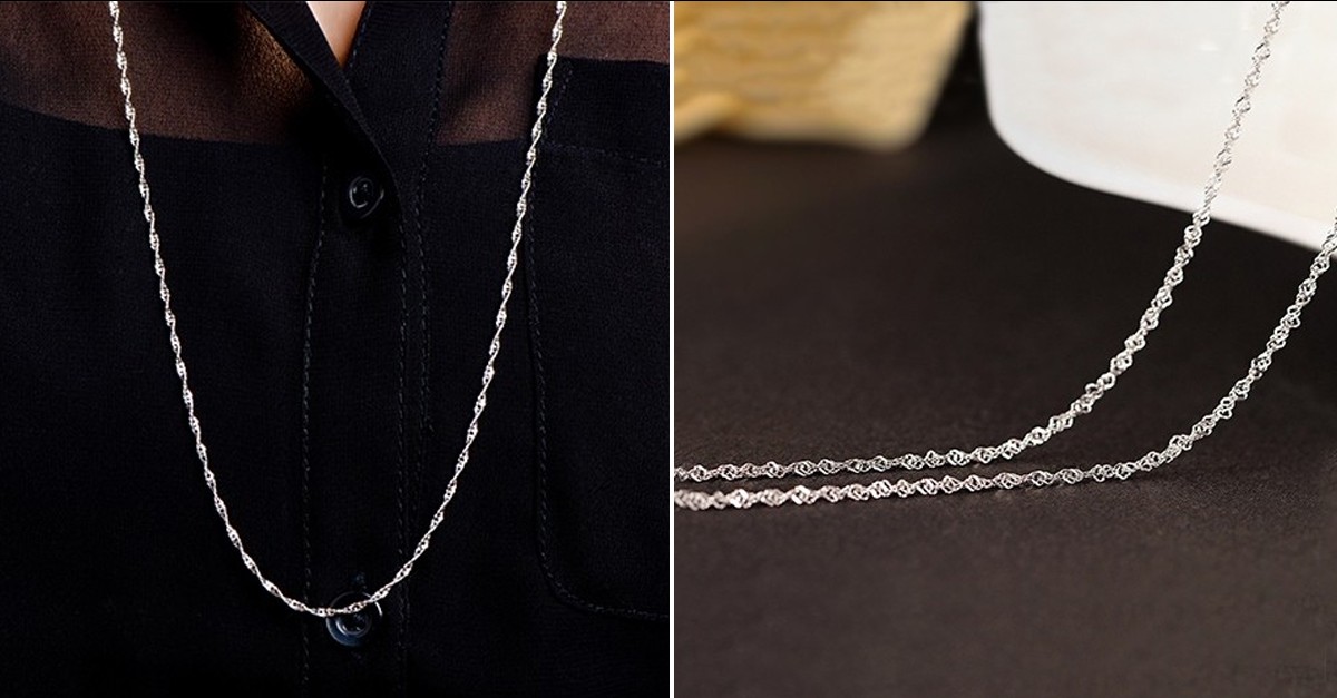 Sterling Silver 2MM Singapore Chain Necklace 5 Lengths