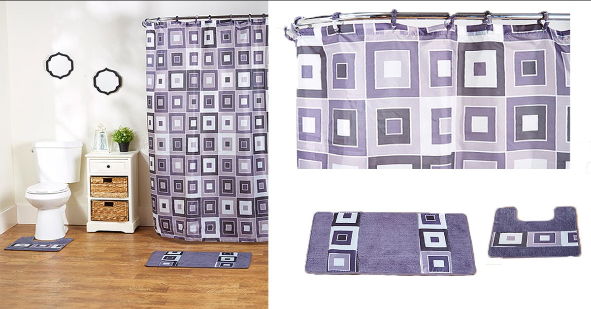 4 Piece Bath Boutique Bathroom Set 17 Styles