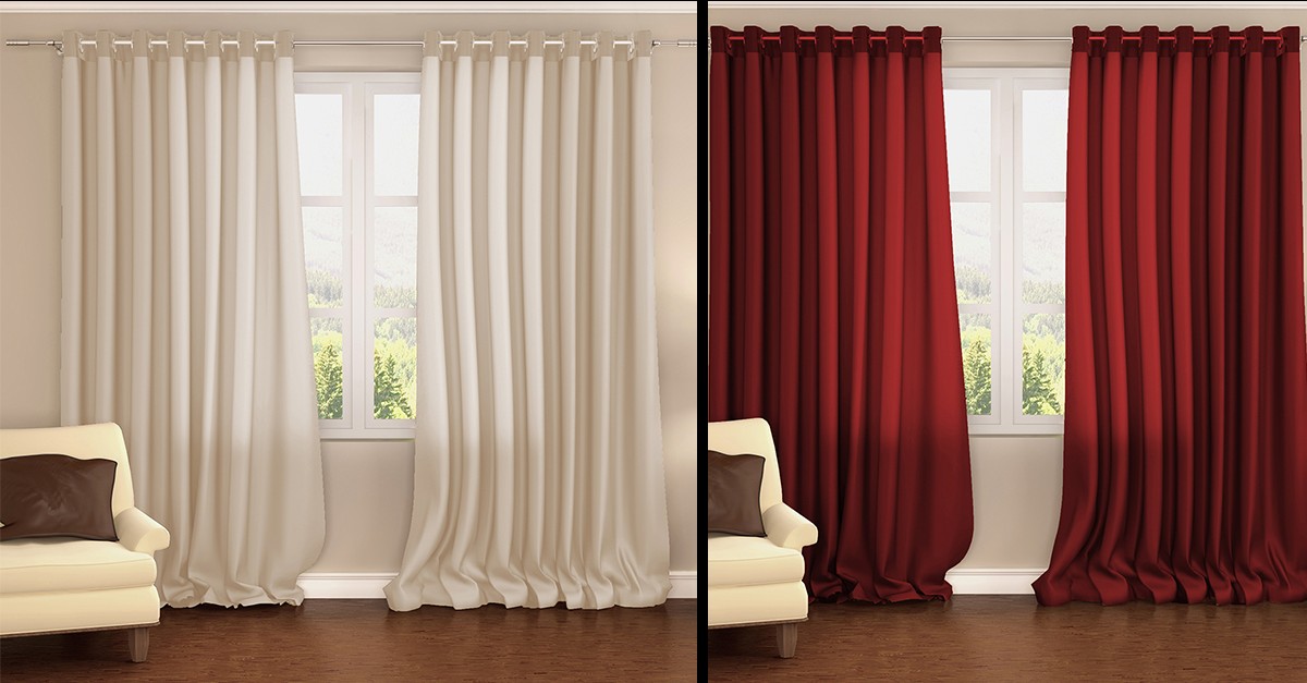 Energy Saving Blackout Window Curtain Panels 7 Colors