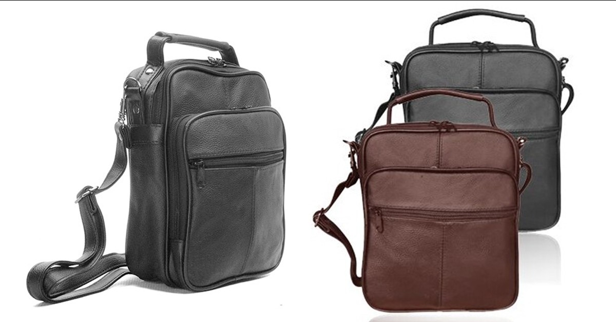 Versatile Soft Leather Crossbody Bag 2 Styles