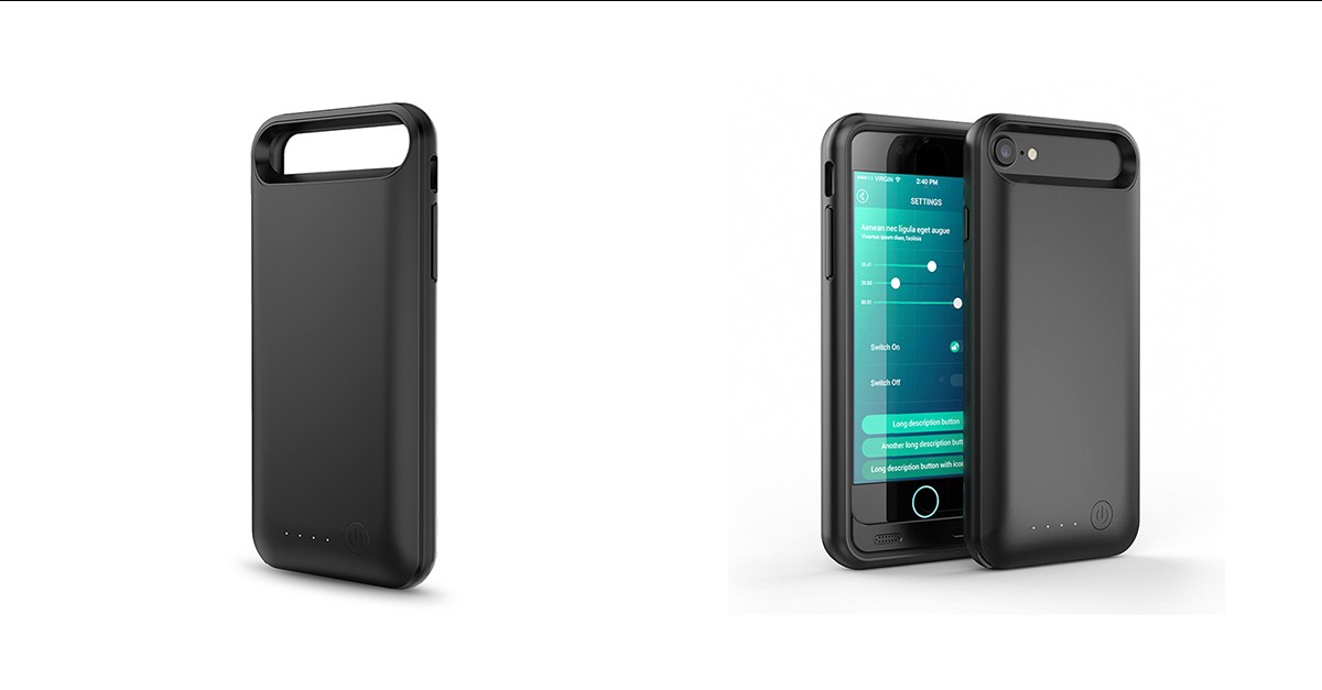 iPM Apple Certified Charger Case for iPhone 7 & 7+