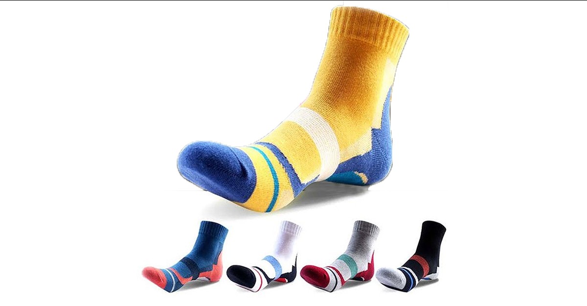 5 Pairs Unisex AnkleLength Performance Compression Socks