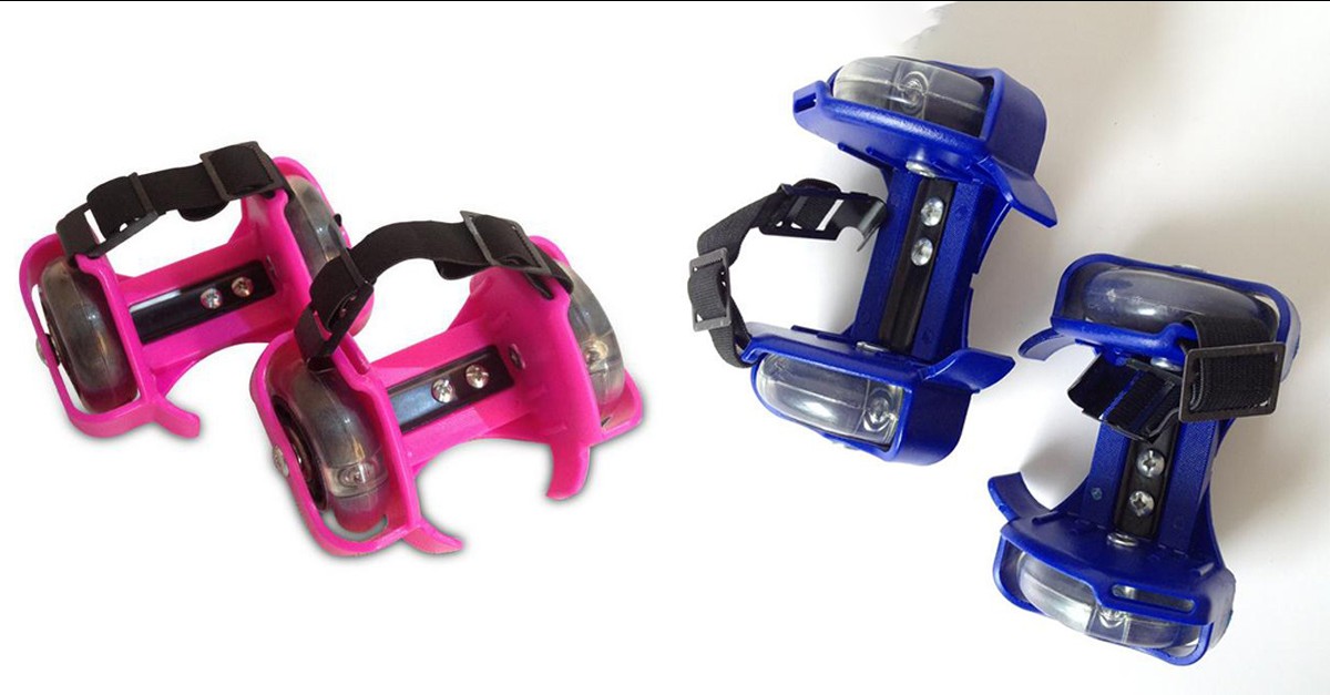 LED Clipon Heel Roller Skates 3 Colors