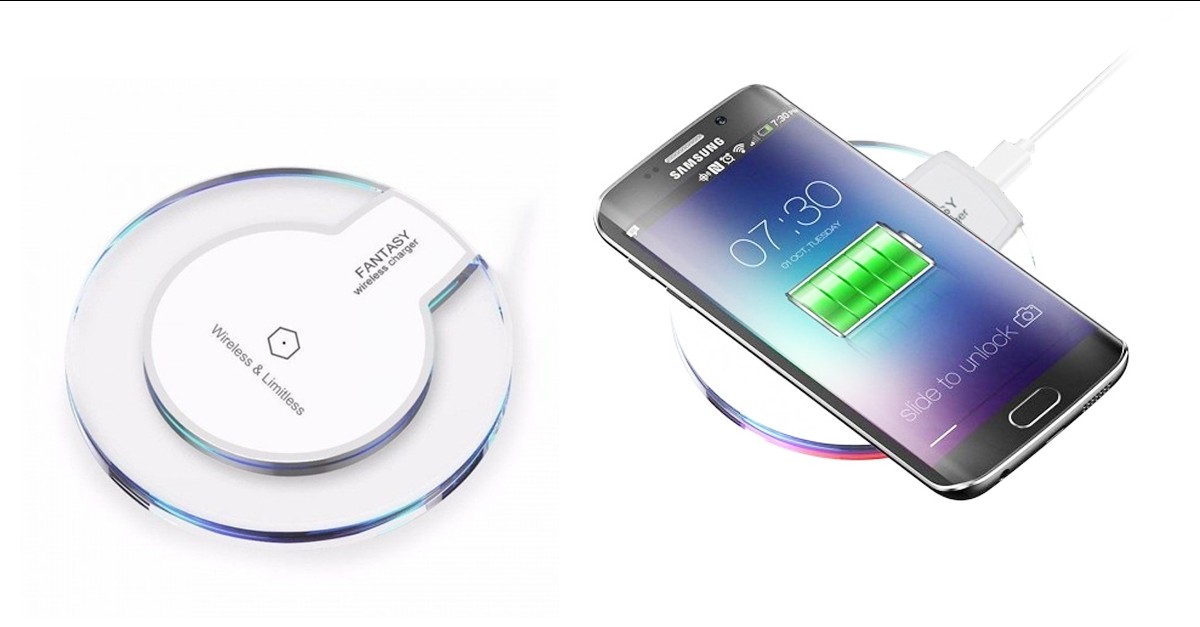LED Wireless Charging Pad for Android and iPhone 8/X 2 Colors